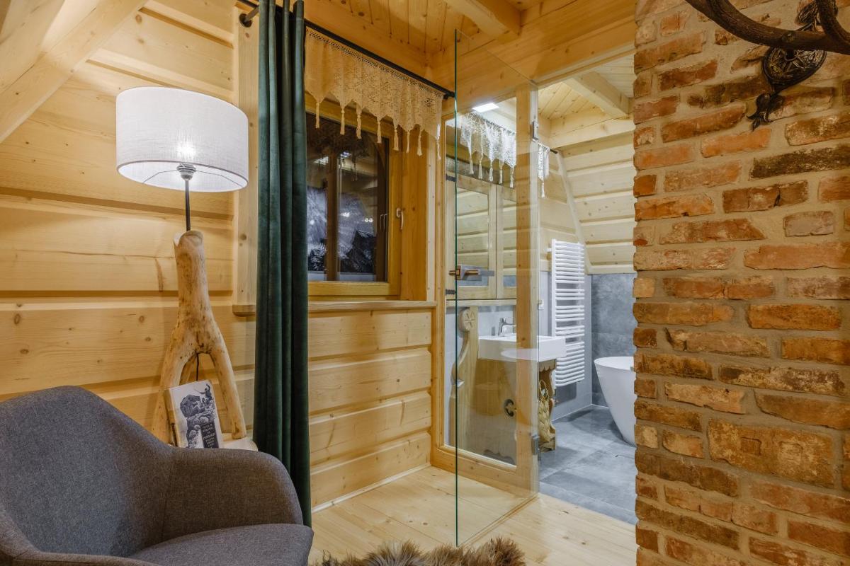 Image 3 of Domek Na Przełęczy wood house & mountain view & JACUZZI – balia ogrodowa