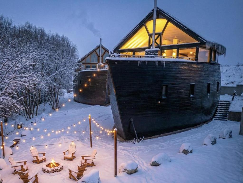 Image 1 of Unique Boat Shaped House at Lakefront #instaWORTH