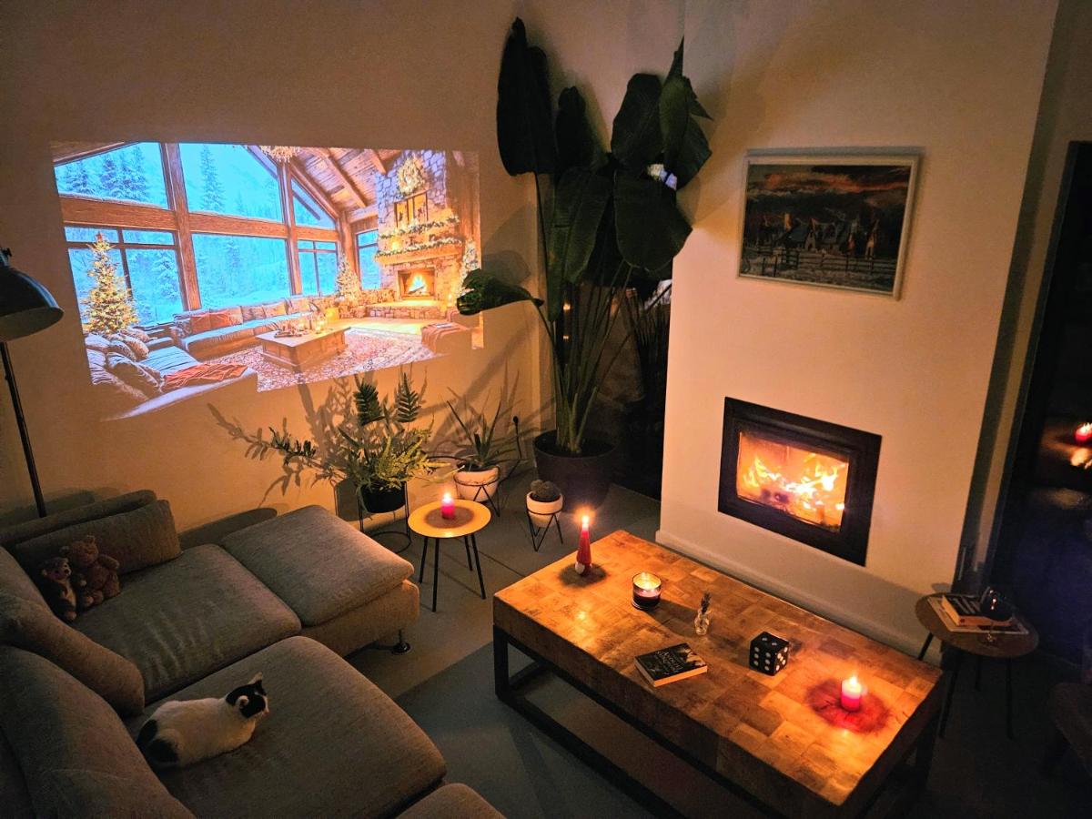 Image 2 of Black Walnut House with indoor outdoor fireplace