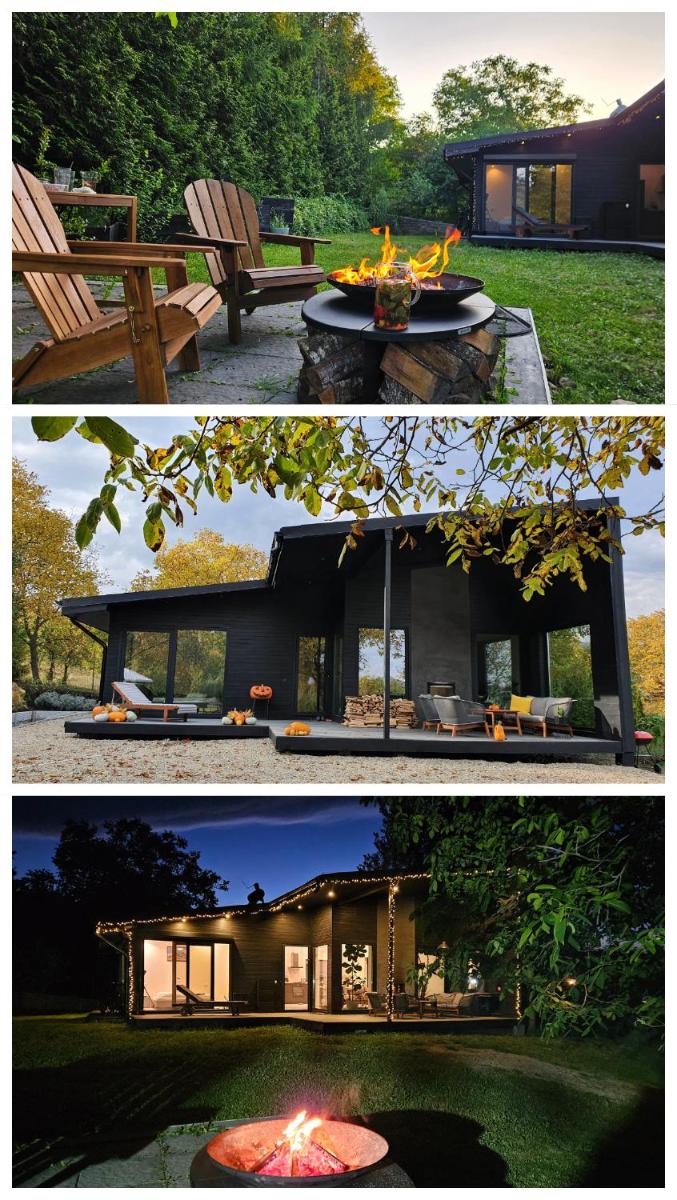 Image 4 of Black Walnut House with indoor outdoor fireplace